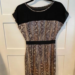 Zara Animal Print Dress (XS)